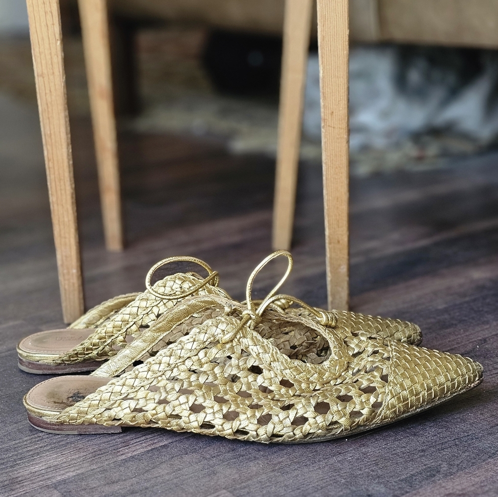 Ulla Johnson Belen Flats Gold - Picture 9 of 10